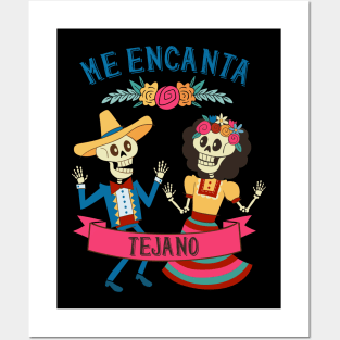 Me Encanta Tejano-I Love Tejano-Mexican Popular Music Posters and Art